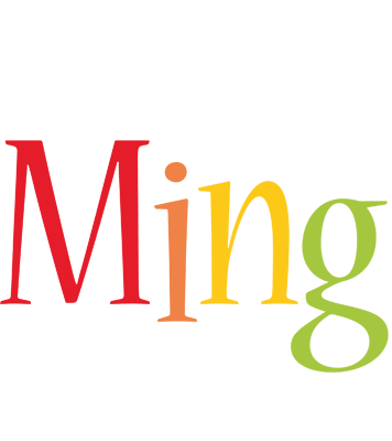 Ming birthday logo
