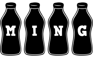 Ming bottle logo