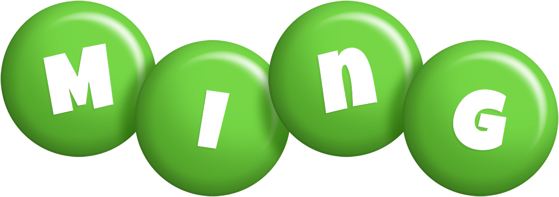 Ming candy-green logo