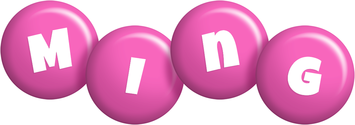 Ming candy-pink logo