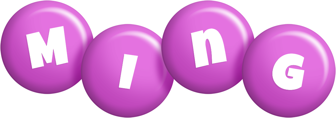 Ming candy-purple logo