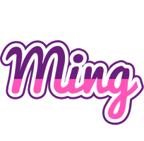 Ming cheerful logo