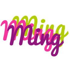 Ming flowers logo