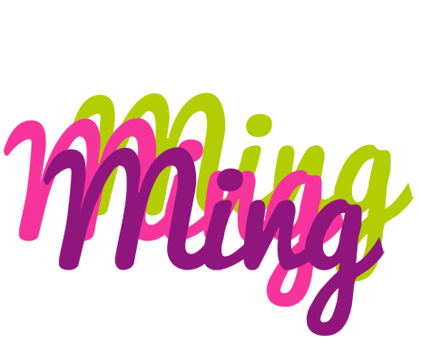 Ming flowers logo