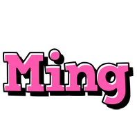 Ming girlish logo