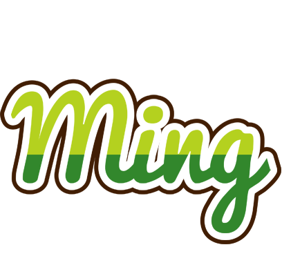 Ming golfing logo