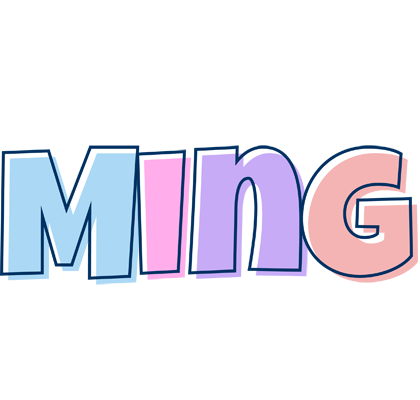 Ming pastel logo