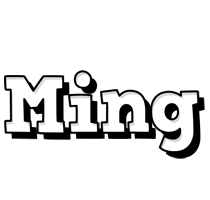 Ming snowing logo