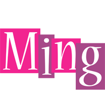 Ming whine logo