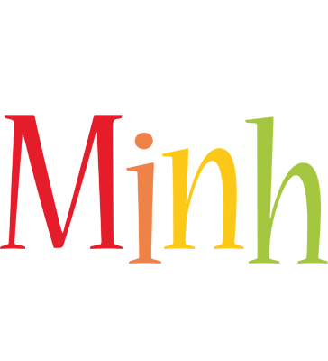 Minh birthday logo