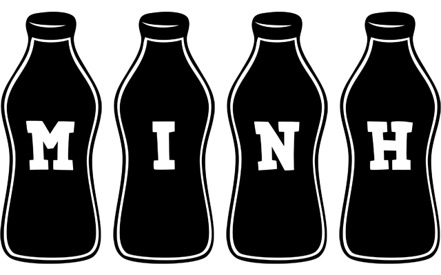 Minh bottle logo