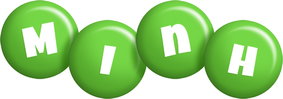 Minh candy-green logo