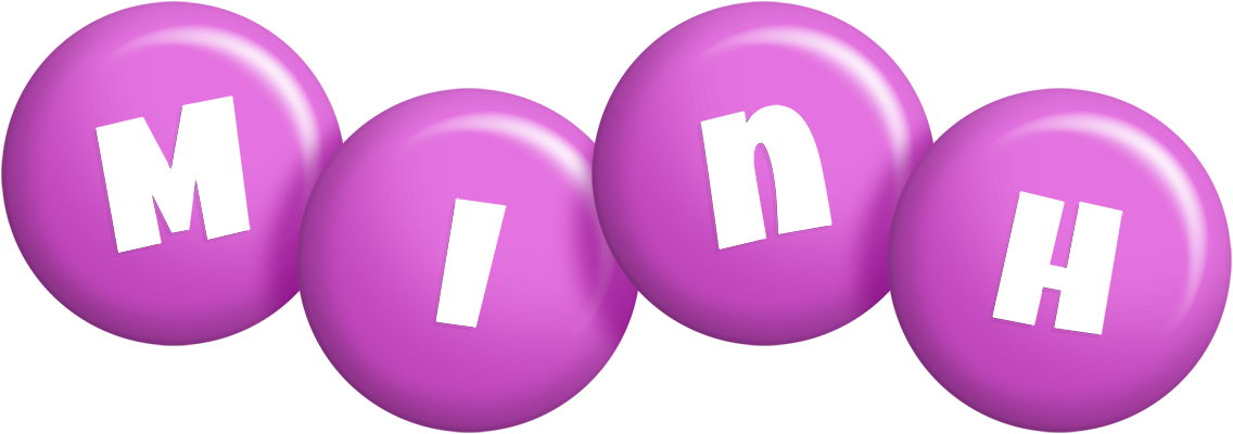 Minh candy-purple logo