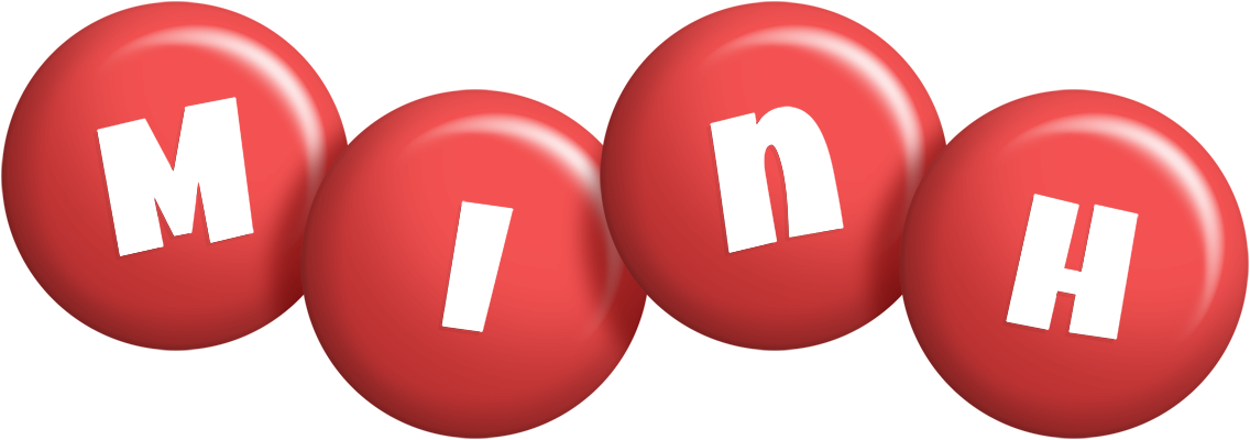 Minh candy-red logo