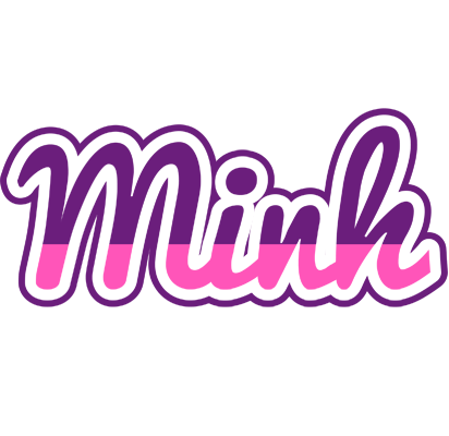 Minh cheerful logo