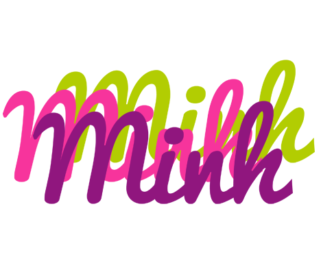 Minh flowers logo