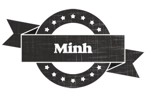 Minh grunge logo