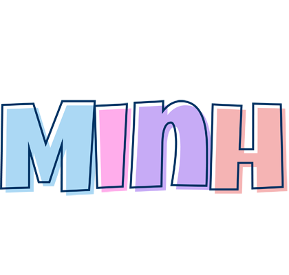 Minh pastel logo