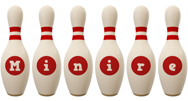 Minire bowling-pin logo