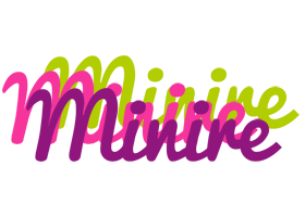 Minire flowers logo