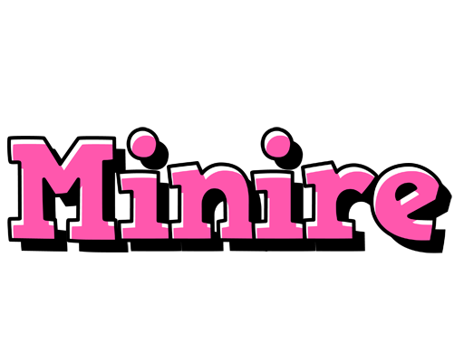 Minire girlish logo