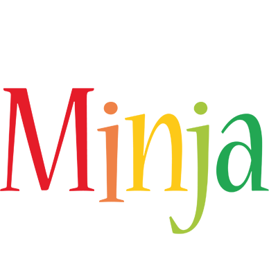 Minja birthday logo