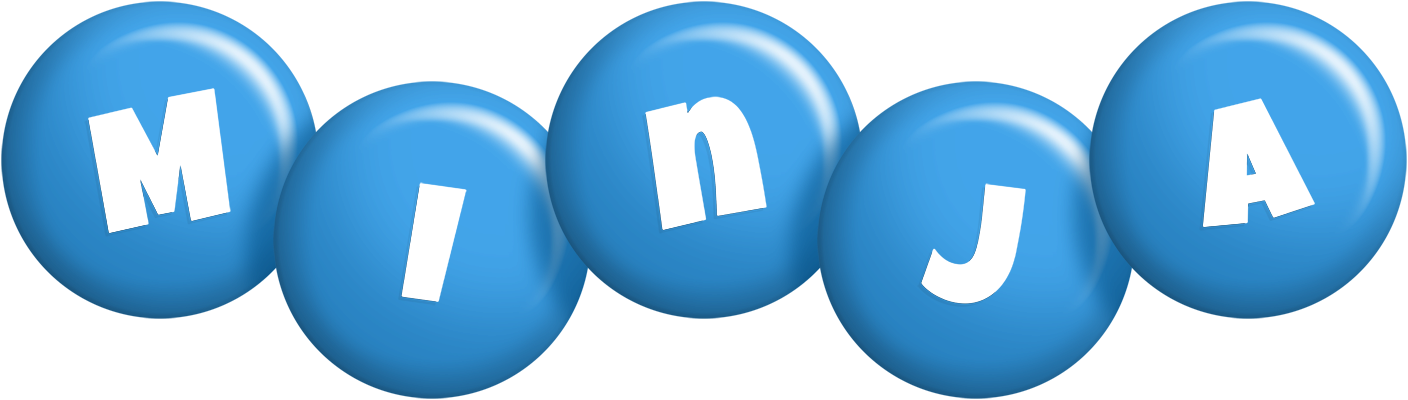 Minja candy-blue logo