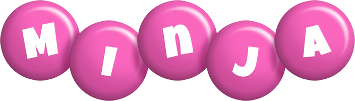 Minja candy-pink logo