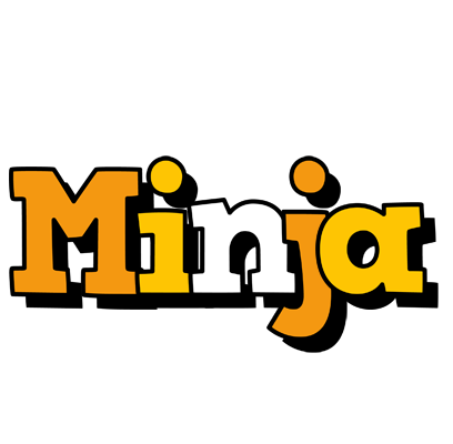 Minja cartoon logo