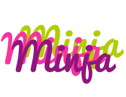 Minja flowers logo