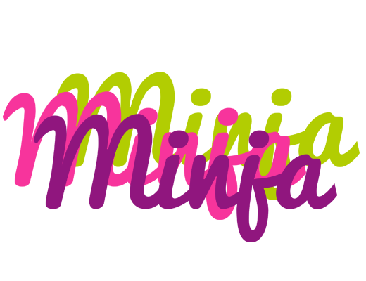Minja flowers logo