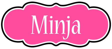 Minja invitation logo