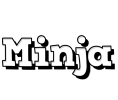 Minja snowing logo