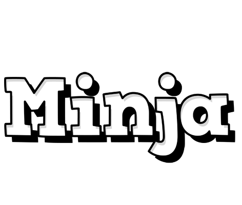 Minja snowing logo