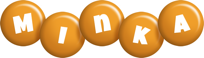 Minka candy-orange logo