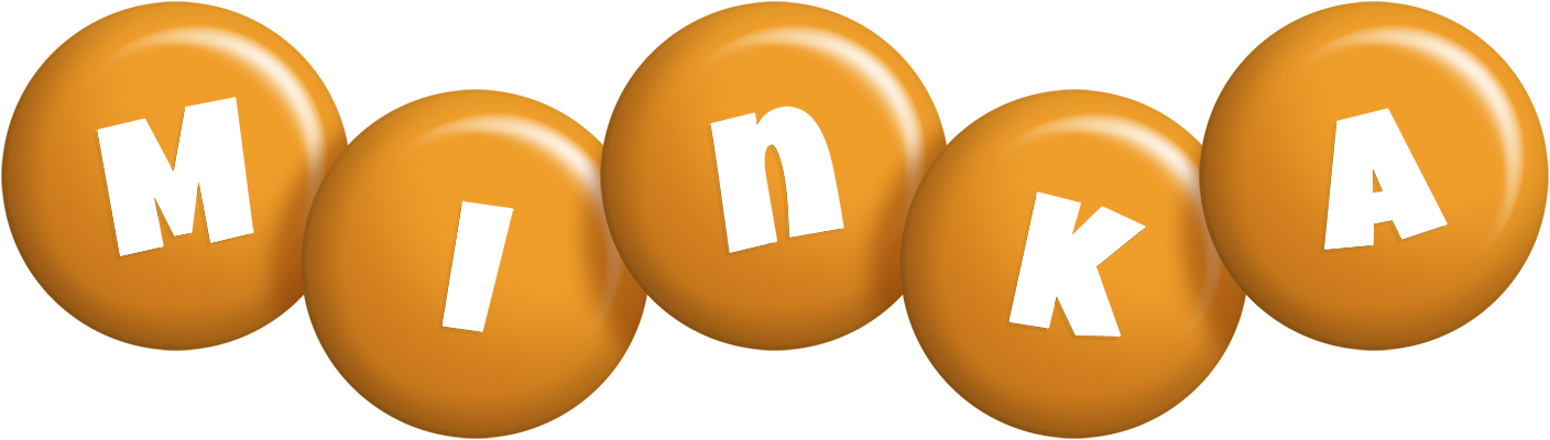Minka candy-orange logo