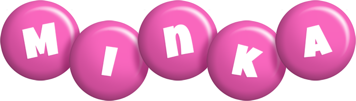 Minka candy-pink logo