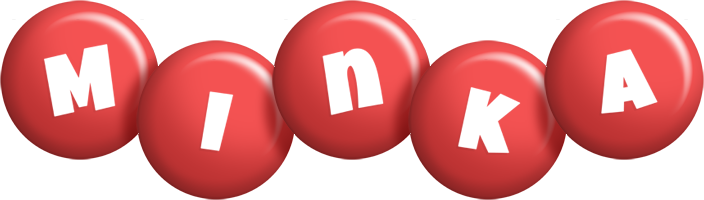 Minka candy-red logo