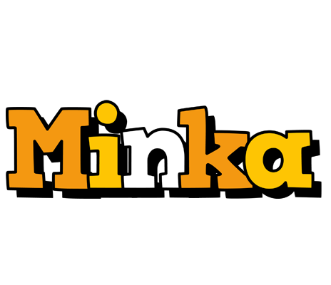 Minka cartoon logo