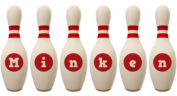Minken bowling-pin logo