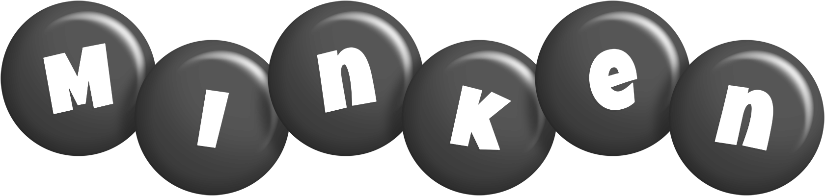Minken candy-black logo