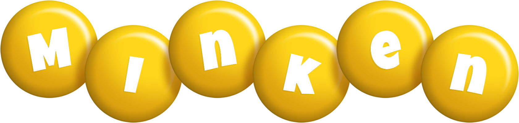 Minken candy-yellow logo