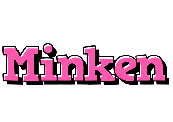 Minken girlish logo