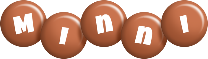 Minni candy-brown logo