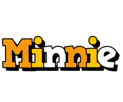 Minnie cartoon logo