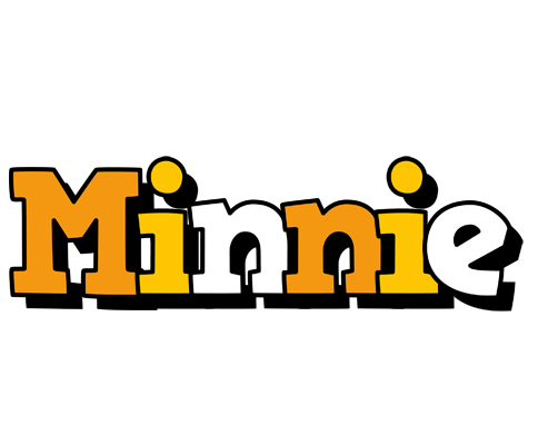 Minnie cartoon logo