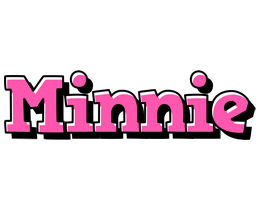 Minnie girlish logo