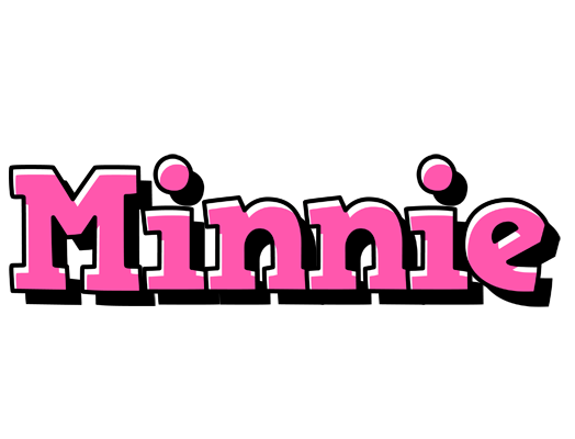 Minnie girlish logo