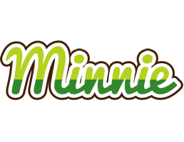 Minnie golfing logo