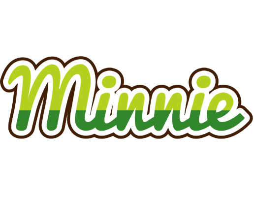Minnie golfing logo
